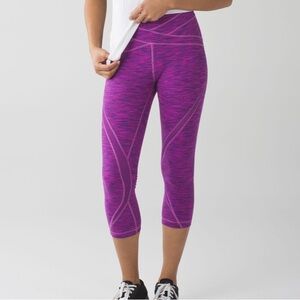 lululemon “Free Flow” Crop, Size 8